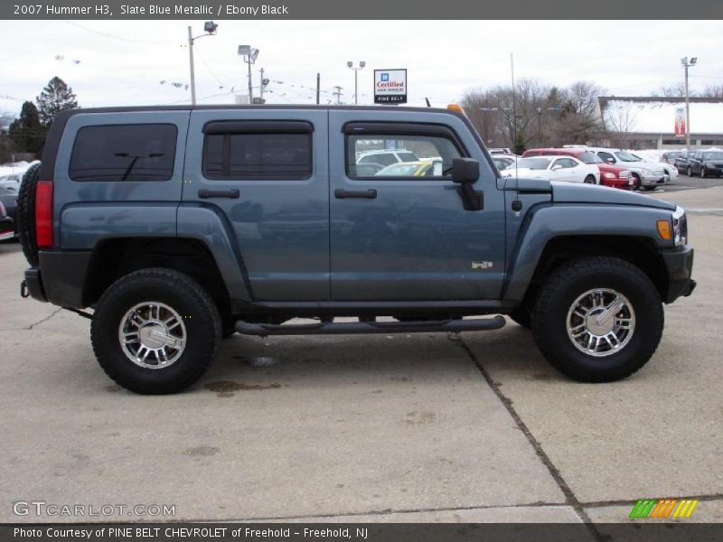Slate Blue Metallic / Ebony Black 2007 Hummer H3