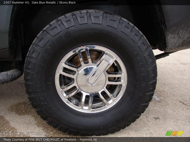 Slate Blue Metallic / Ebony Black 2007 Hummer H3