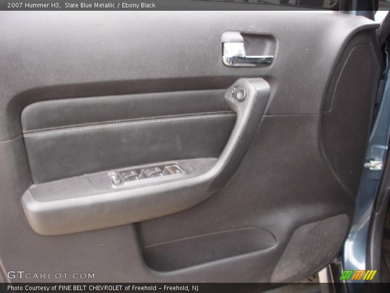 Slate Blue Metallic / Ebony Black 2007 Hummer H3