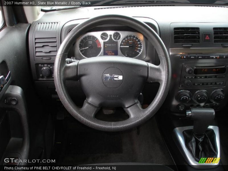 Slate Blue Metallic / Ebony Black 2007 Hummer H3