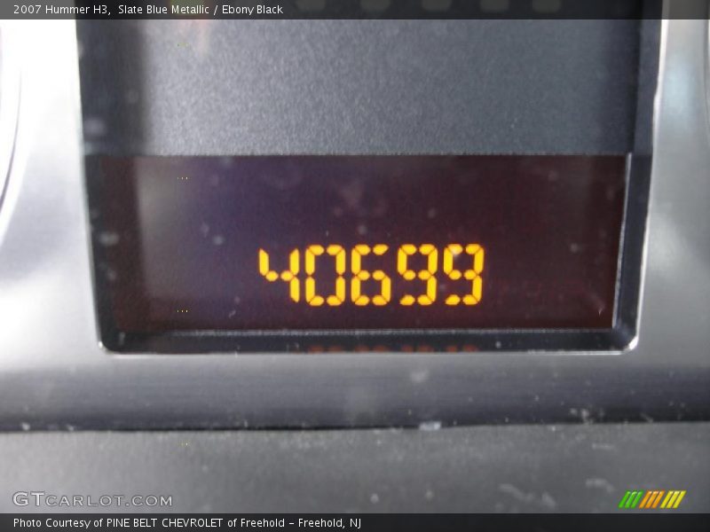 Slate Blue Metallic / Ebony Black 2007 Hummer H3