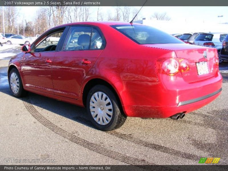 Salsa Red / Anthracite 2007 Volkswagen Jetta 2.5 Sedan