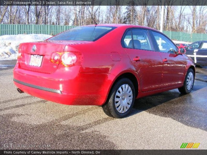 Salsa Red / Anthracite 2007 Volkswagen Jetta 2.5 Sedan