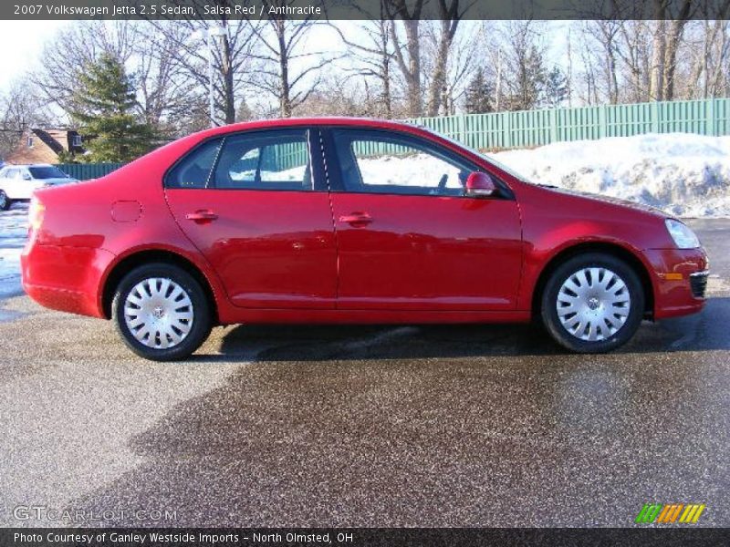 Salsa Red / Anthracite 2007 Volkswagen Jetta 2.5 Sedan