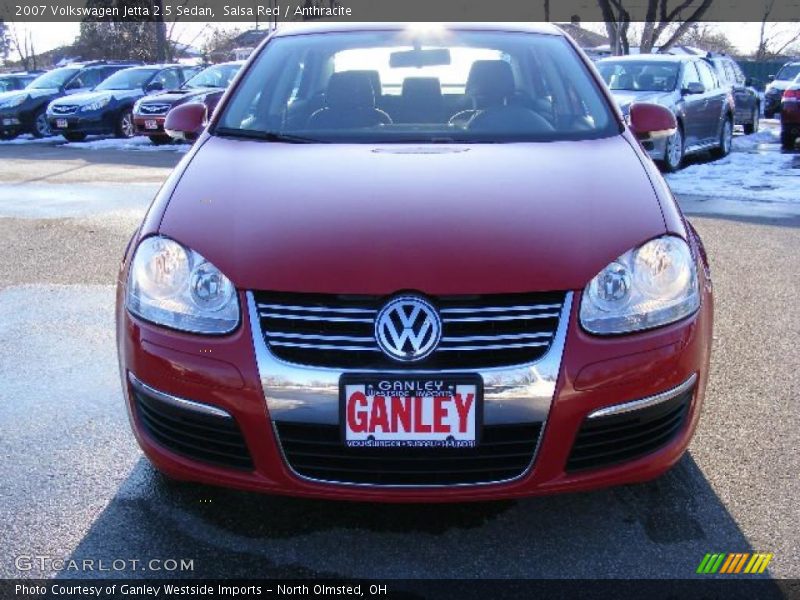 Salsa Red / Anthracite 2007 Volkswagen Jetta 2.5 Sedan