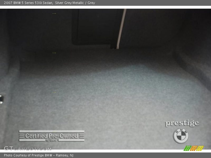 Silver Grey Metallic / Grey 2007 BMW 5 Series 530i Sedan