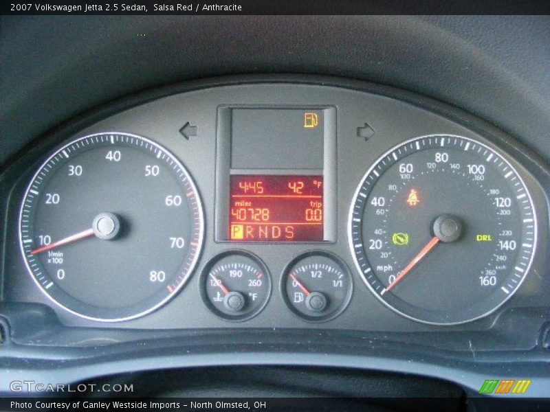 Salsa Red / Anthracite 2007 Volkswagen Jetta 2.5 Sedan