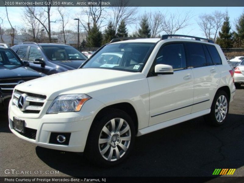 Arctic White / Black 2010 Mercedes-Benz GLK 350 4Matic