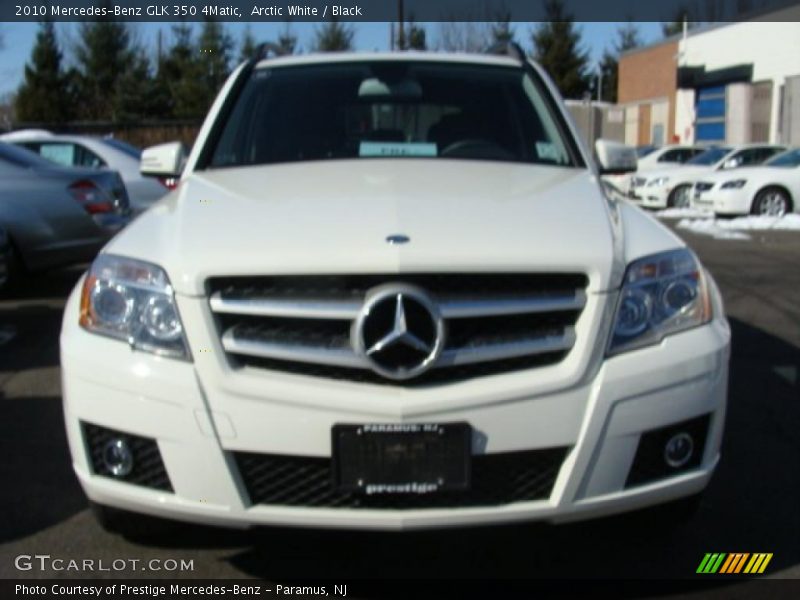 Arctic White / Black 2010 Mercedes-Benz GLK 350 4Matic