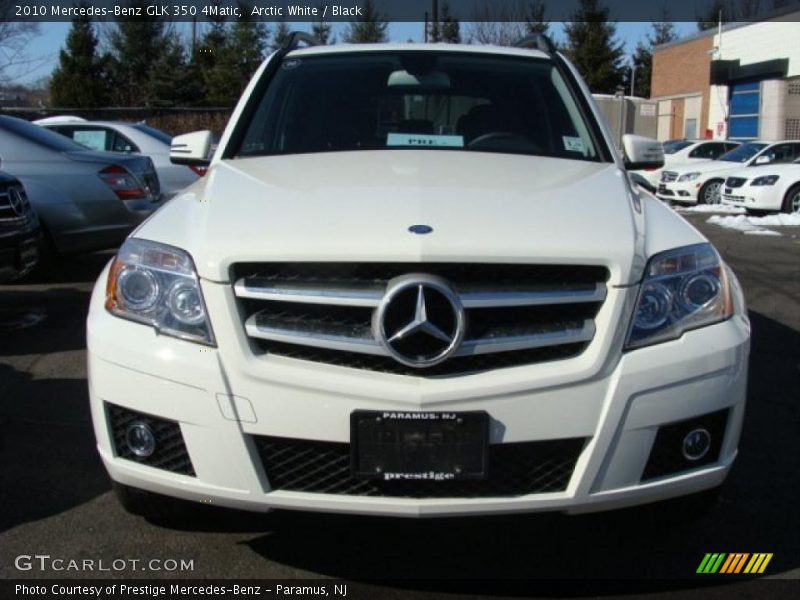 Arctic White / Black 2010 Mercedes-Benz GLK 350 4Matic