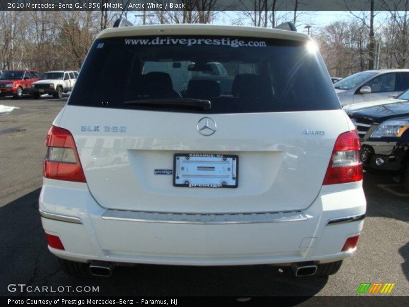 Arctic White / Black 2010 Mercedes-Benz GLK 350 4Matic