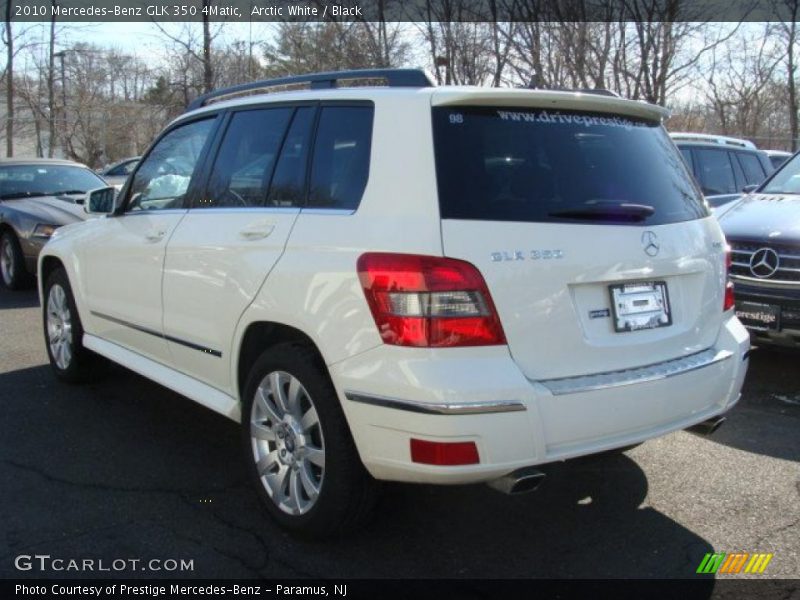 Arctic White / Black 2010 Mercedes-Benz GLK 350 4Matic