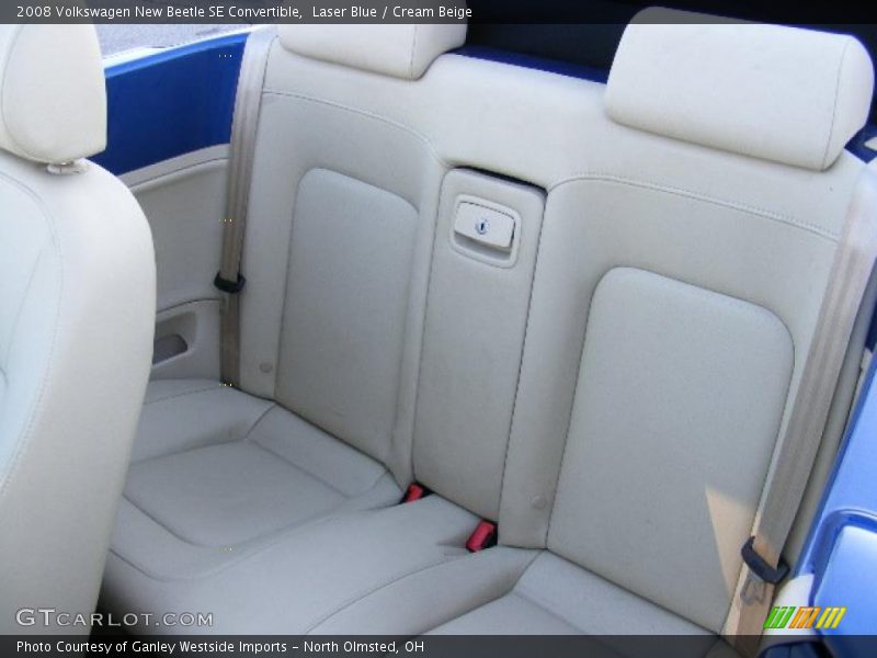 Laser Blue / Cream Beige 2008 Volkswagen New Beetle SE Convertible