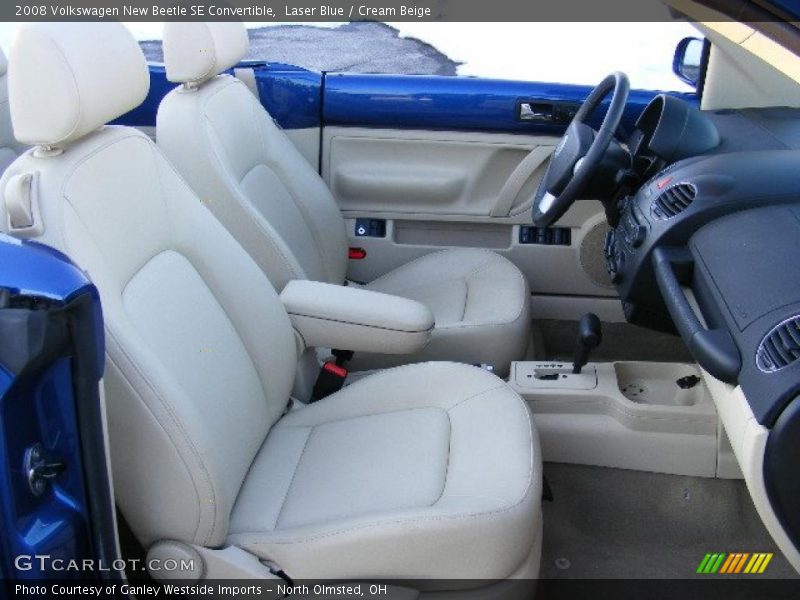 Laser Blue / Cream Beige 2008 Volkswagen New Beetle SE Convertible