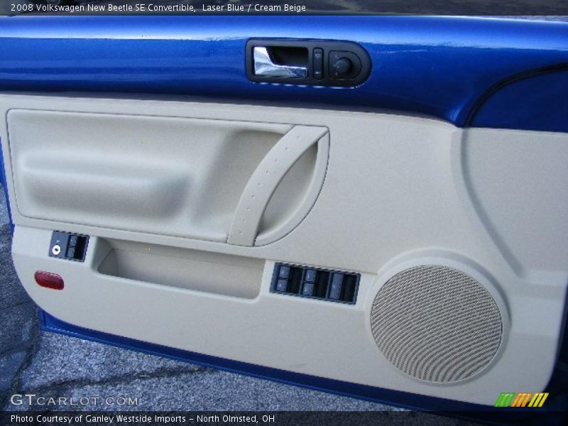 Laser Blue / Cream Beige 2008 Volkswagen New Beetle SE Convertible