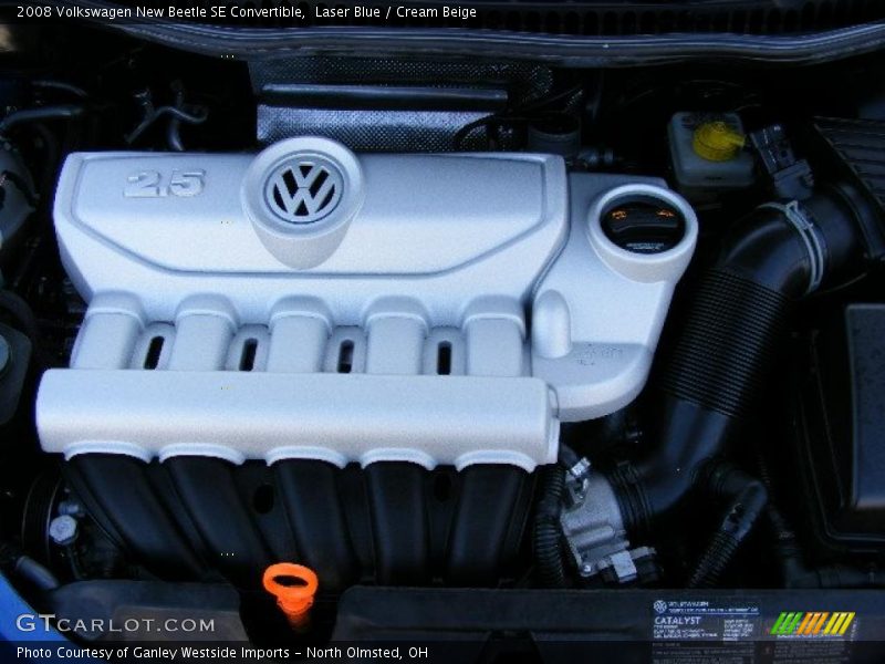 Laser Blue / Cream Beige 2008 Volkswagen New Beetle SE Convertible