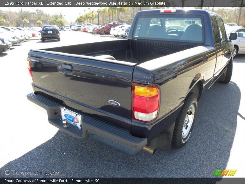 Deep Wedgewood Blue Metallic / Medium Graphite 1999 Ford Ranger XLT Extended Cab