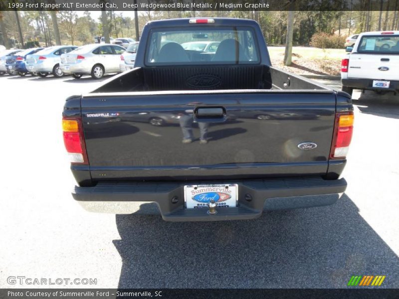 Deep Wedgewood Blue Metallic / Medium Graphite 1999 Ford Ranger XLT Extended Cab