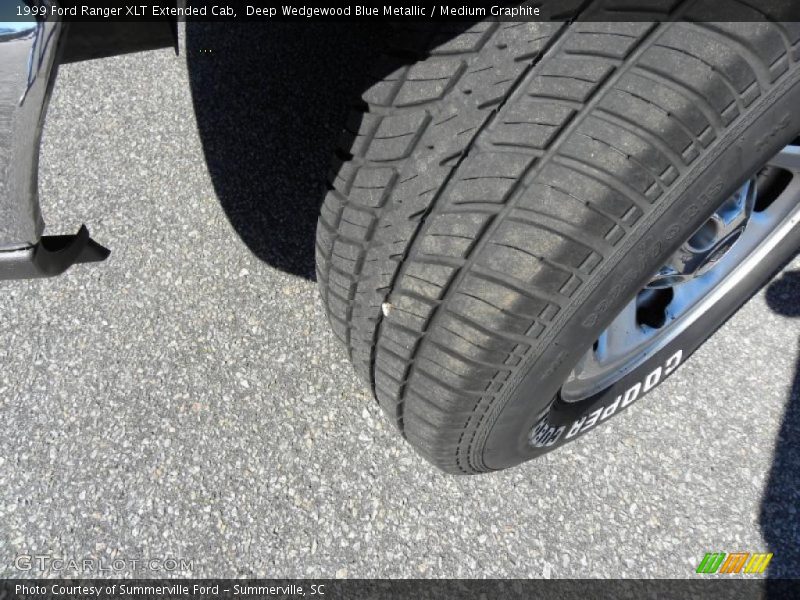 Deep Wedgewood Blue Metallic / Medium Graphite 1999 Ford Ranger XLT Extended Cab