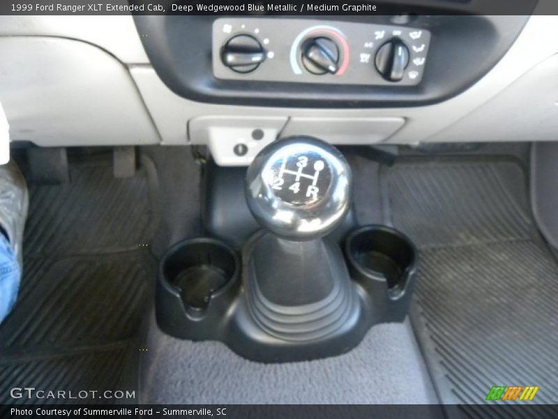 Deep Wedgewood Blue Metallic / Medium Graphite 1999 Ford Ranger XLT Extended Cab