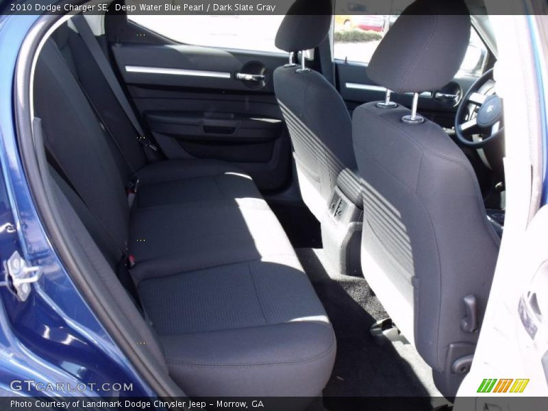 Deep Water Blue Pearl / Dark Slate Gray 2010 Dodge Charger SE