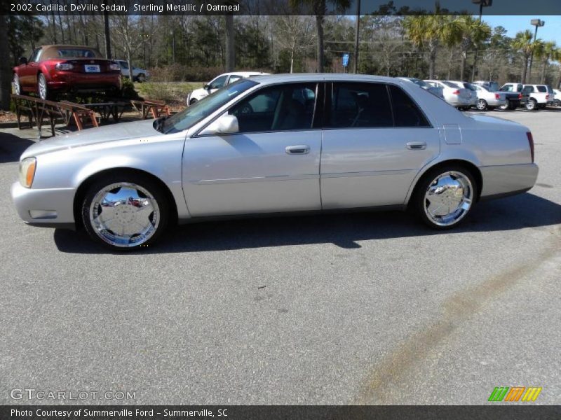 Sterling Metallic / Oatmeal 2002 Cadillac DeVille Sedan