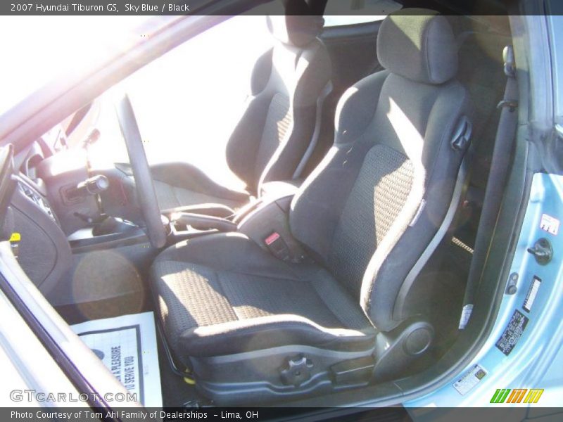 Sky Blue / Black 2007 Hyundai Tiburon GS