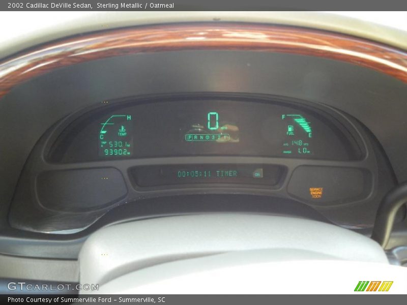 Sterling Metallic / Oatmeal 2002 Cadillac DeVille Sedan