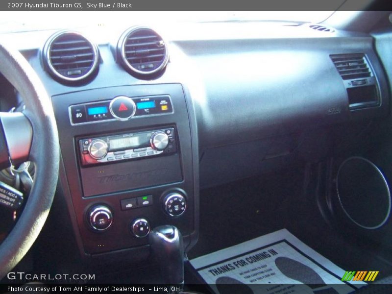 Sky Blue / Black 2007 Hyundai Tiburon GS