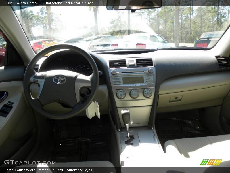Barcelona Red Metallic / Ash 2009 Toyota Camry LE