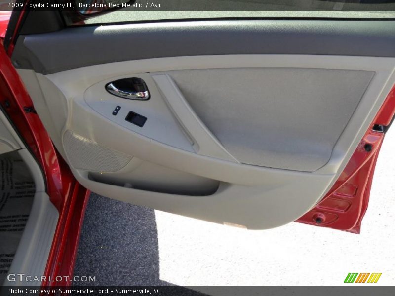 Barcelona Red Metallic / Ash 2009 Toyota Camry LE