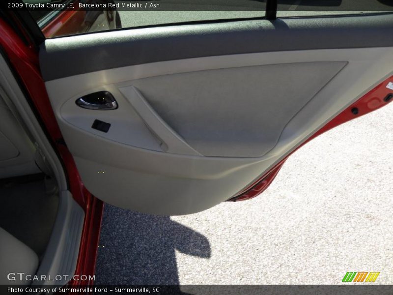 Barcelona Red Metallic / Ash 2009 Toyota Camry LE