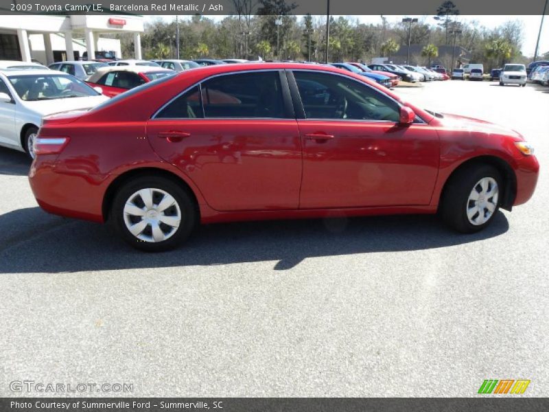 Barcelona Red Metallic / Ash 2009 Toyota Camry LE