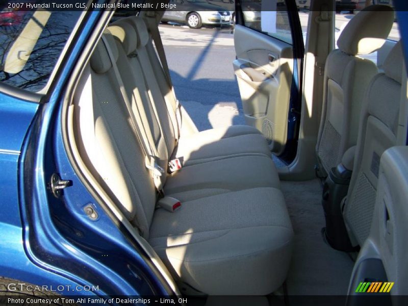 Nautical Blue Metallic / Beige 2007 Hyundai Tucson GLS