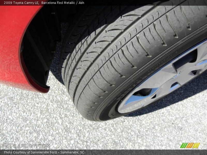Barcelona Red Metallic / Ash 2009 Toyota Camry LE