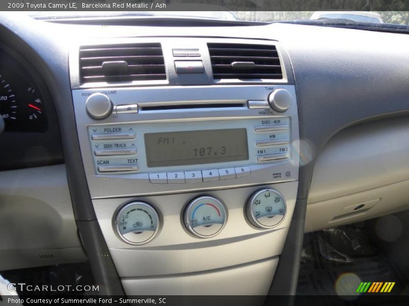 Barcelona Red Metallic / Ash 2009 Toyota Camry LE
