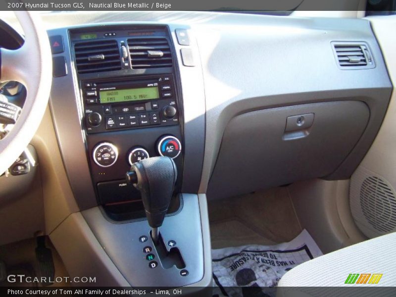 Nautical Blue Metallic / Beige 2007 Hyundai Tucson GLS