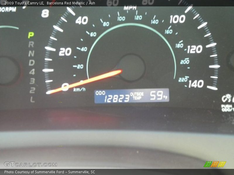Barcelona Red Metallic / Ash 2009 Toyota Camry LE