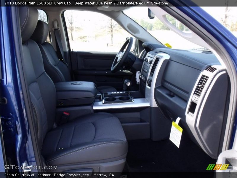 Deep Water Blue Pearl / Dark Slate/Medium Graystone 2010 Dodge Ram 1500 SLT Crew Cab