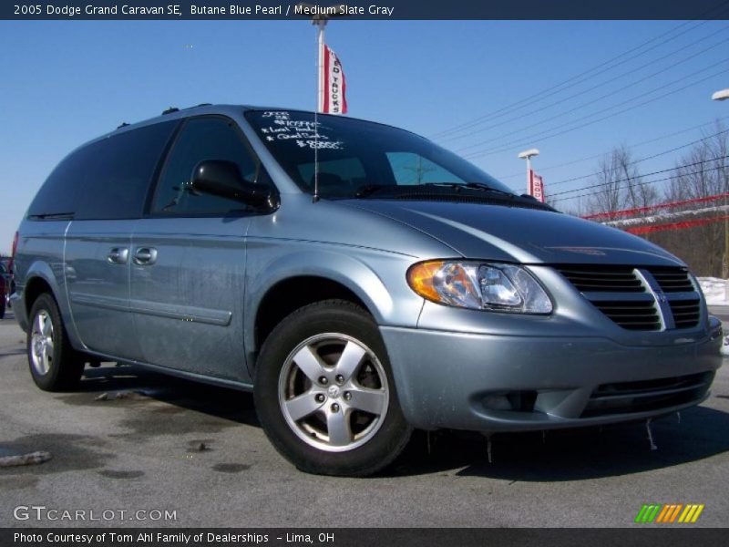 Butane Blue Pearl / Medium Slate Gray 2005 Dodge Grand Caravan SE
