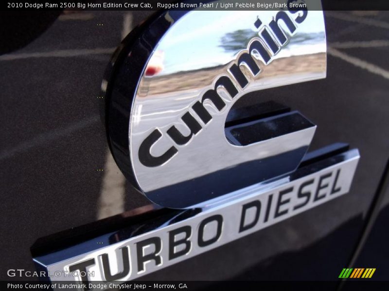 Rugged Brown Pearl / Light Pebble Beige/Bark Brown 2010 Dodge Ram 2500 Big Horn Edition Crew Cab