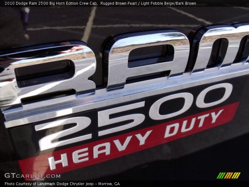 Rugged Brown Pearl / Light Pebble Beige/Bark Brown 2010 Dodge Ram 2500 Big Horn Edition Crew Cab