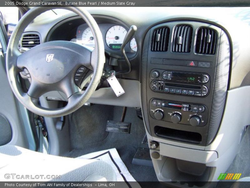 Butane Blue Pearl / Medium Slate Gray 2005 Dodge Grand Caravan SE