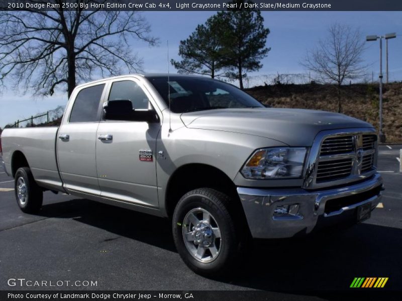Light Graystone Pearl / Dark Slate/Medium Graystone 2010 Dodge Ram 2500 Big Horn Edition Crew Cab 4x4
