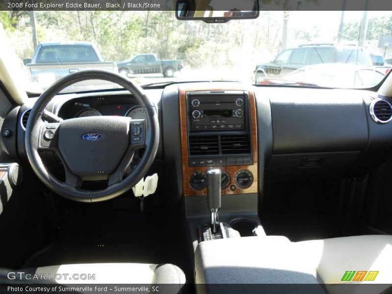 Black / Black/Stone 2008 Ford Explorer Eddie Bauer