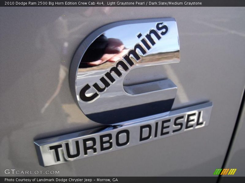 Light Graystone Pearl / Dark Slate/Medium Graystone 2010 Dodge Ram 2500 Big Horn Edition Crew Cab 4x4