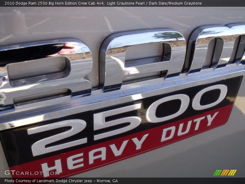 Light Graystone Pearl / Dark Slate/Medium Graystone 2010 Dodge Ram 2500 Big Horn Edition Crew Cab 4x4