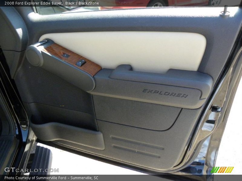 Black / Black/Stone 2008 Ford Explorer Eddie Bauer