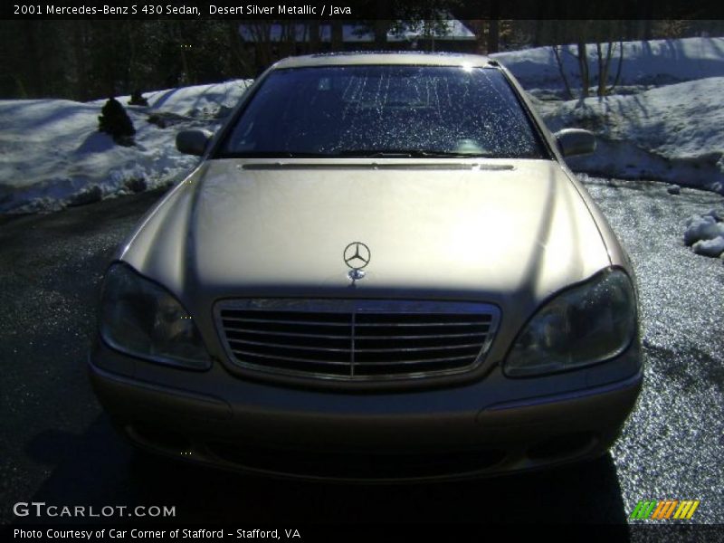 Desert Silver Metallic / Java 2001 Mercedes-Benz S 430 Sedan