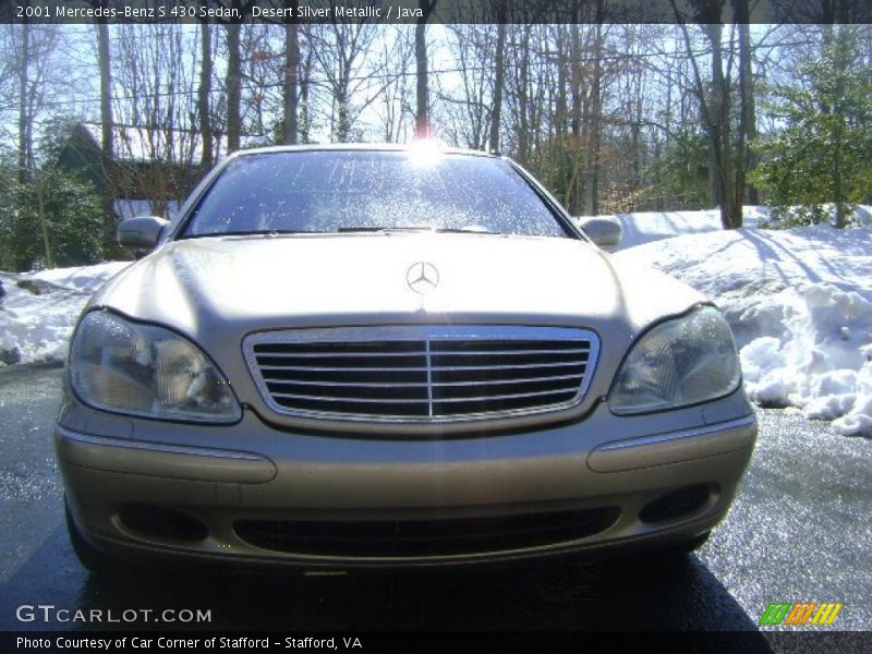 Desert Silver Metallic / Java 2001 Mercedes-Benz S 430 Sedan